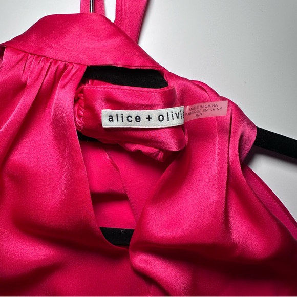 Alice + Olivia Silk High Neck Tank Top - Picture 4 of 4